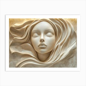 Face Of A Woman 2 Art Print