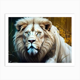 White Lion 18 Art Print