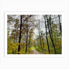 Autumn Road 17 Art Print