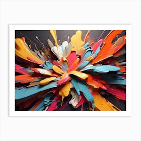 Abstract Painting 8 Art Print