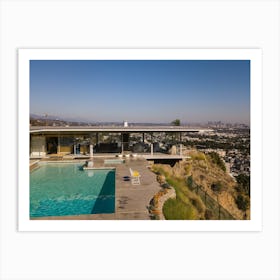 The Stahl House, Julius Shulman Art Print