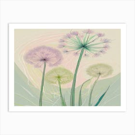 Allium 21 Art Print