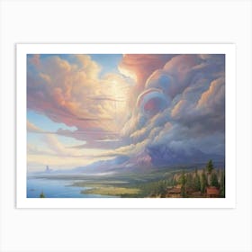 Cloudy Day 1 Art Print