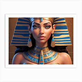 Cleopatra Portrait Artwork 18 Art Print