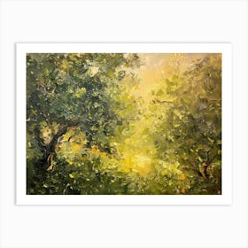 Olive Trees In The Sun 1 Art Print