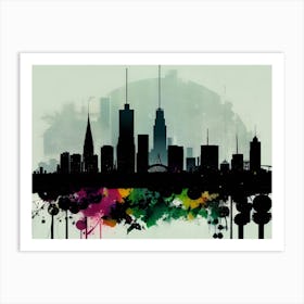 Chicago Skyline 21 Art Print