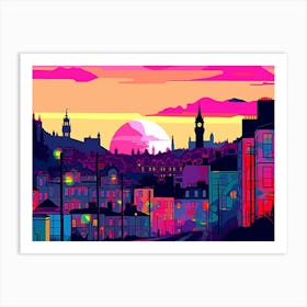 Edinburgh Skyline Art Print