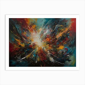 Explosion Art Print