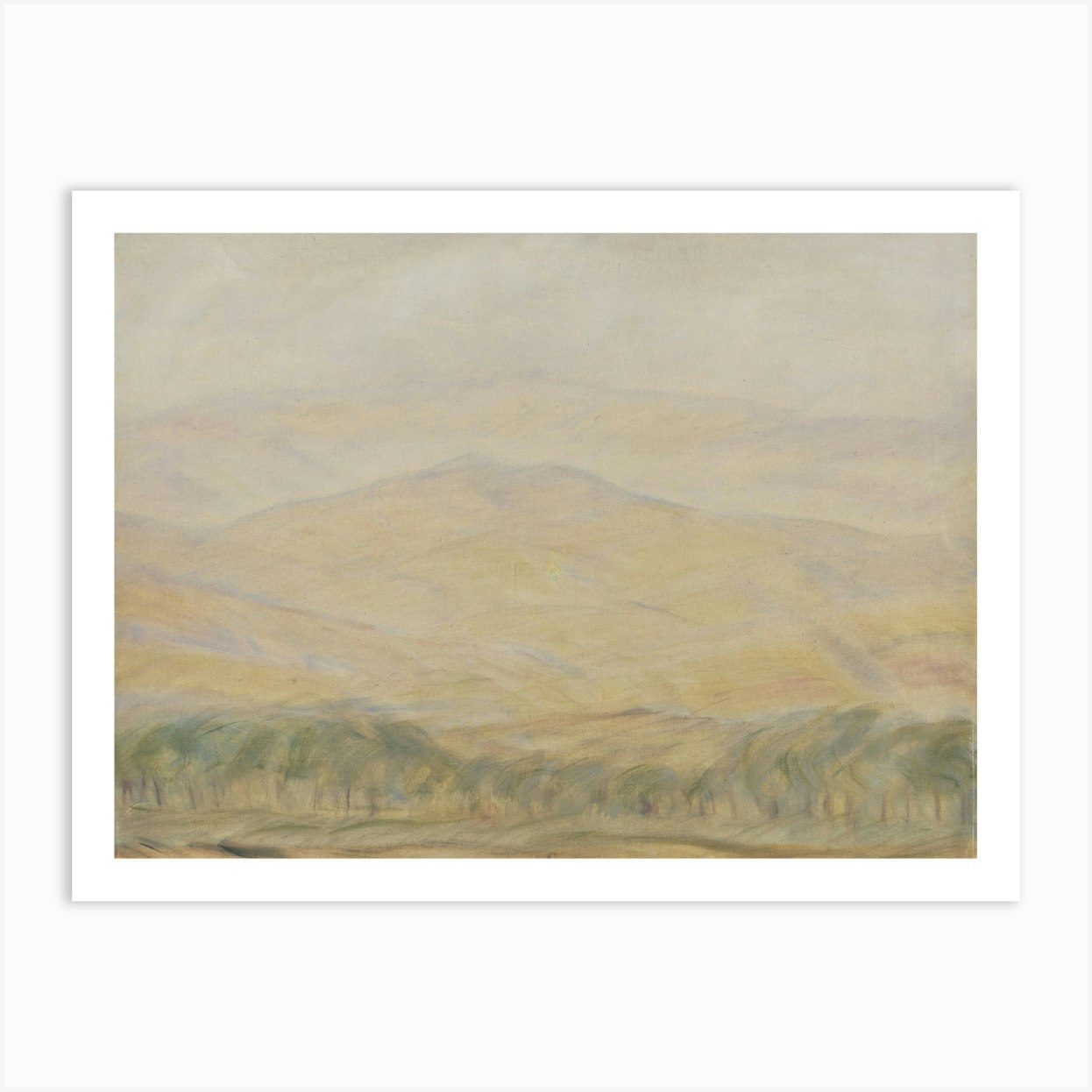 Misty Morning Art Print by Print Rocker