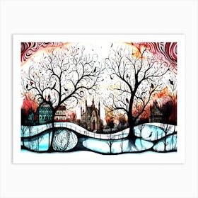 Winter Light - Winter Landscape Art Print