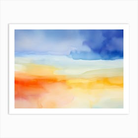 Sunset Elemental 7 Art Print