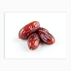 Dates On A White Background 5 Art Print