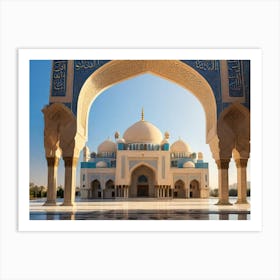 Islamic Mosque In Abu Dhabi Art Print