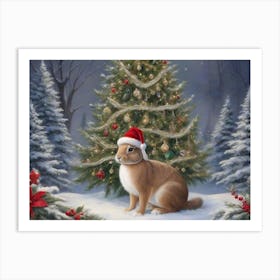 Christmas Animals 23 Art Print