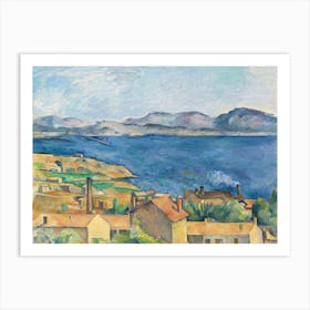 The Bay Of Marseille, Seen From L’Estaque, Paul Cézanne Art Print