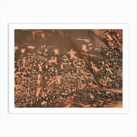 Desert Petroglyphs Art Print