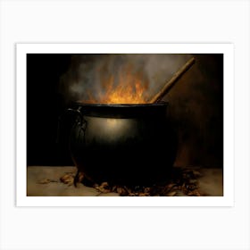 Cauldron Of Fire Art Print