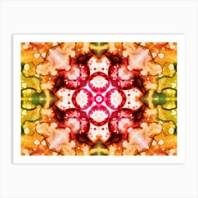 Abstract Flower 3 Art Print