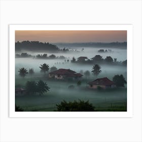 Misty Morning 11 Art Print