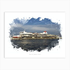 Station Pier, Melbourne, Victoria Art Print