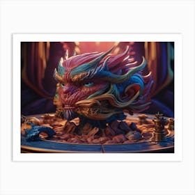 Dragon Head 8 Art Print