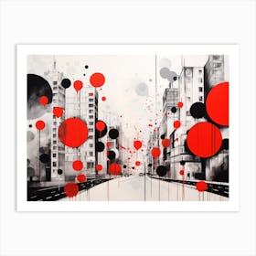 Red Dots Art Print