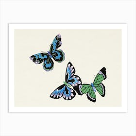 Vintage Butterfly, Cho Senshu (2) Art Print