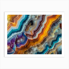 Agate 2 Art Print