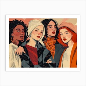 Women Of Color 14 Art Print