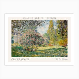 The Parc Monceau, Claude Monet Poster Art Print