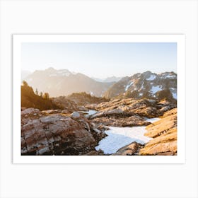 Cascade Morning Art Print