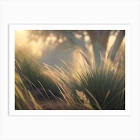 Whispering Grasses In The Gentle Breeze Art Print