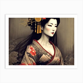 Geisha 22 Art Print