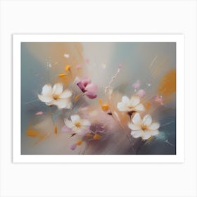 Abstract Flowers 2  Art Print