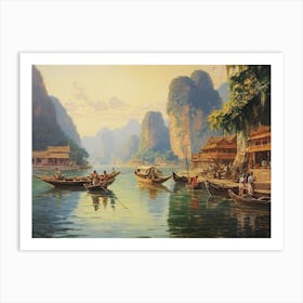 Thailand Landscape Art Print