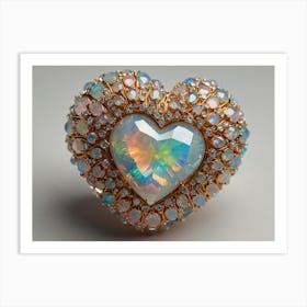 Heart Of Opal Art Print