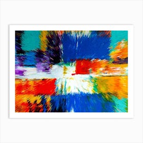 Acrylic Extruded Painting 404 Art Print