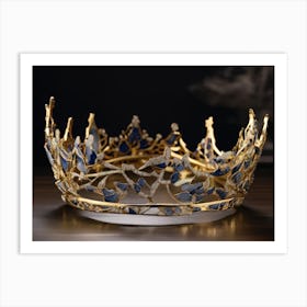 Crown Kintsugi Art Print