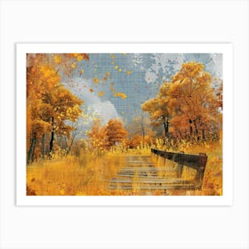 Autumn Path 6 Art Print
