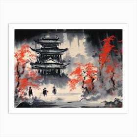 Asian Landscape Art Print