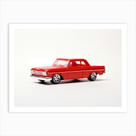 Toy Car Custom 62 Chevy Red Art Print