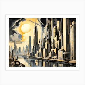 Cityscape Art Print