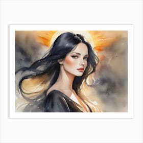 Woman In The Sun 3 Art Print