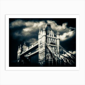 Atmospheric Tower Bridge London Art Print
