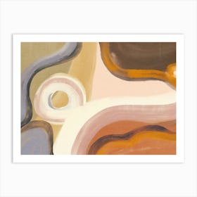 Rustic abstract 03 Art Print