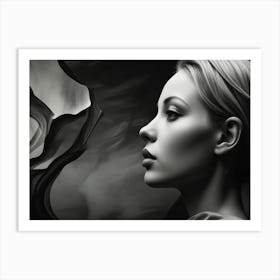 Woman Surreal Abstract Art Print