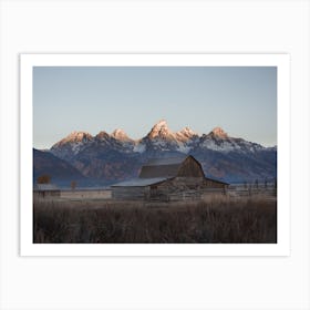 Mormon Row Cabin Art Print