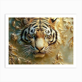 Gold Tiger Art Print