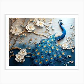 Peacock Wall Art Art Print