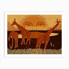 Watering Hole Art Print